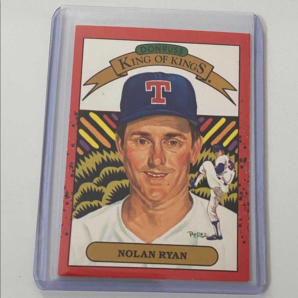Nolan Ryan Missing Number Error, 1990 Donruss
